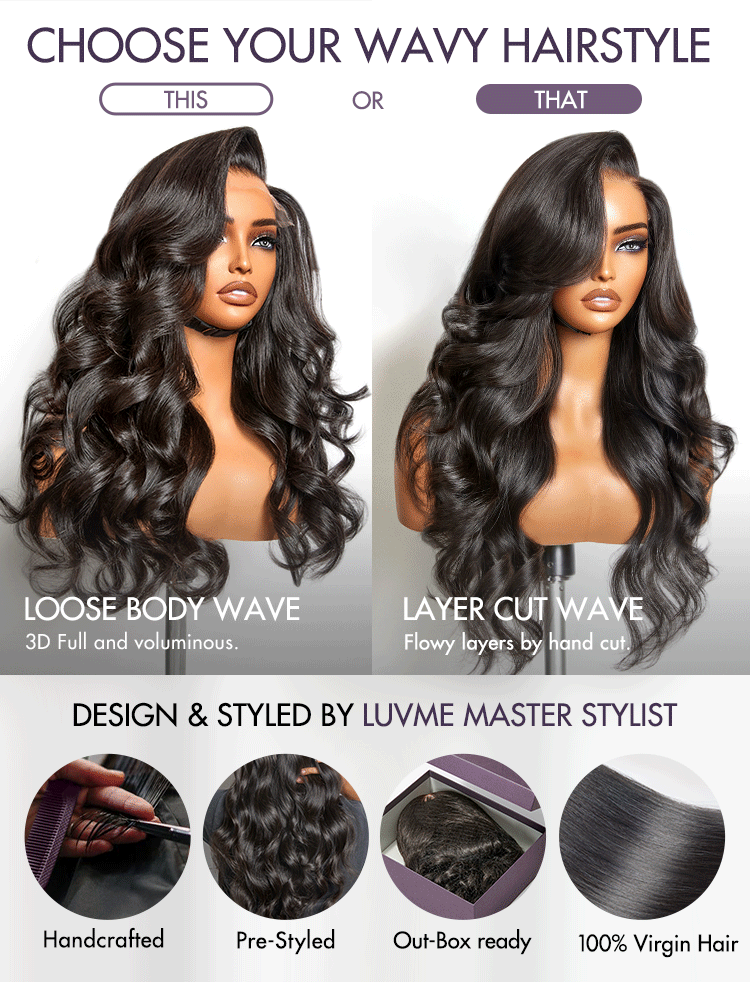 New Customers Only | Melted Hair PartingMax Glueless Wig Loose Body Wave 7x6 Closure HD Lace Pre Cut & Plucked & Bleached Ready to Go-20