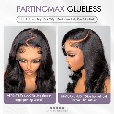 New Customers Only | Halo Hair Style All-Day Comfort Glueless Wig Loose Body Wave 7x6 Closure HD Lace Pre Cut & Plucked & Bleached Ready to Go