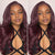 Chic Burgundy 99J Layered Cut Loose Body Wave Glueless 5x5 Closure Lace Wig Pre-Cut Lace - US Only