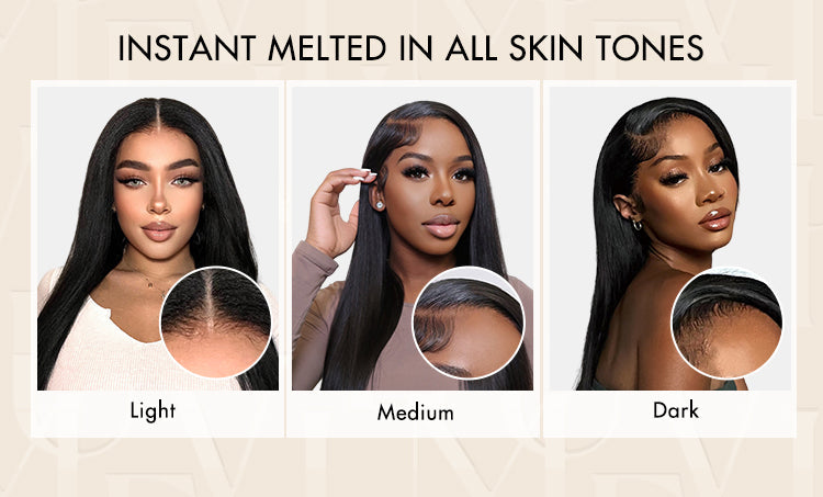 4C Edges | Highlight Afro Curls Glueless 5x5 Closure HD Lace Wig Breathable Cap - US Only-13