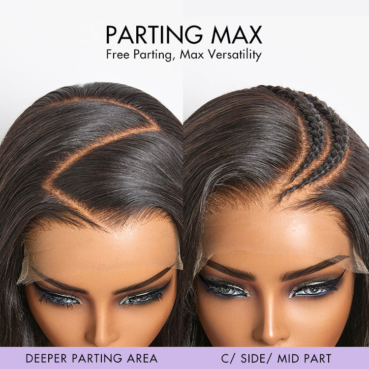 Halo Hair Style Hair PartingMax Layered Cut Loose Body Wave 7x6 Closure HD Lace Wig Pre-Cut Lace  - US Only