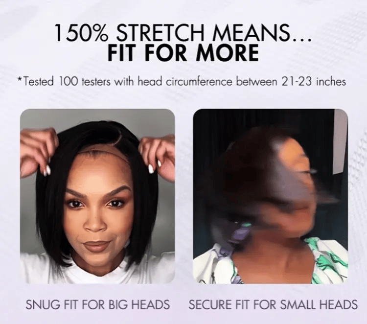 AiryFit™ Scalp Care Wigs -Salt and Pepper Glueless Minimalist HD Lace Bob Wig Pre-Cut Lace - US Only-18