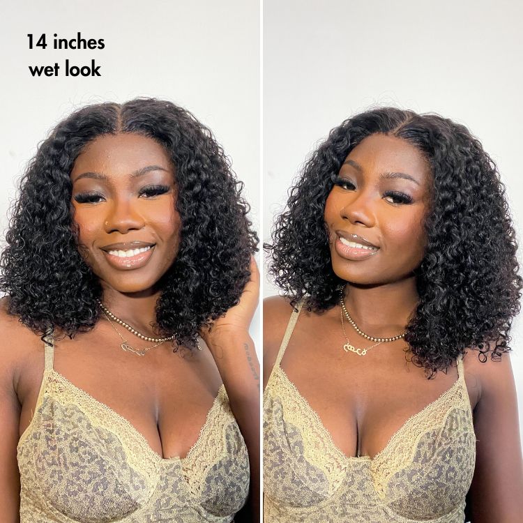Crownease Go Natural Ease | Soft Kinky Curly Glueless 5x5 Closure HD Lace Wig Ready to Go