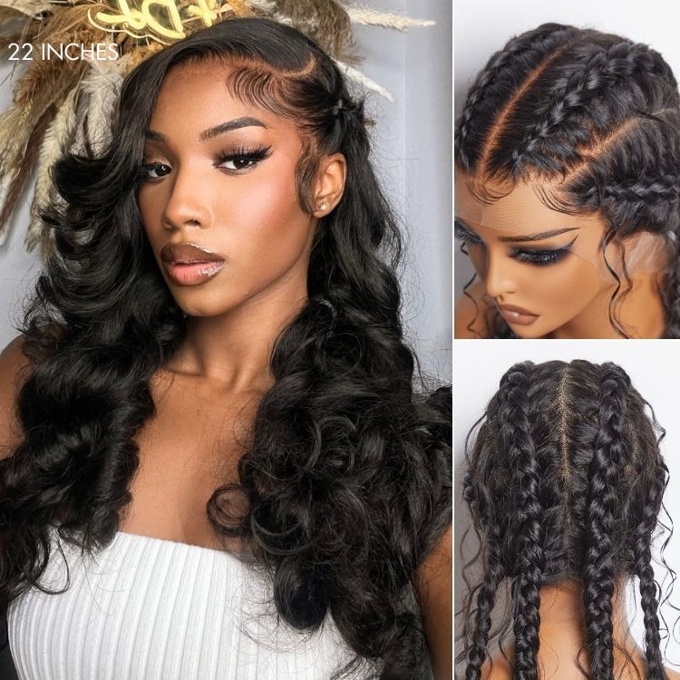 Versatile Style Full Lace Loose Body Wave Flexi-Fit Invisi Drawstring Cap Human Hair Wig