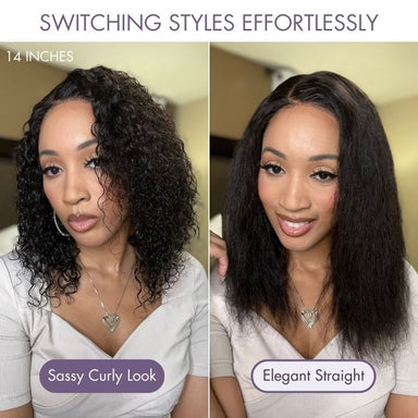 New Customers Only | Wet and Wavy 5x5 Closure Pre-Cut Lace Water Wave Wig Glueless Side Part Human Hair Wig