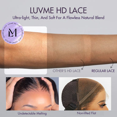PreMax Wigs - Nature Max Yaki Straight Ear-to-ear 13x6 Frontal HD Lace Glueless Wig 100% Human Hair