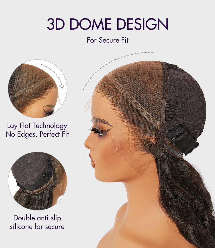 PreMax Wigs - Blonde Highlight Silky Straight Ear-to-ear Glueless 13x6 Frontal HD Lace Long Wig Pre-Cut Lace-13