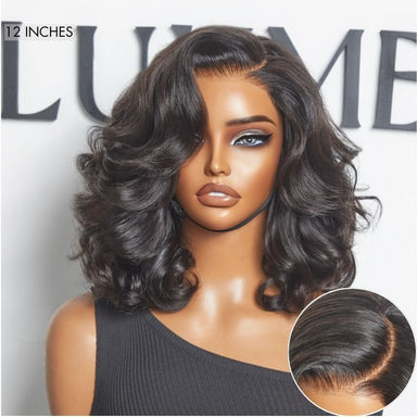 Halo Hair Style All-Day Comfort Wig 200% Density Voluminous Loose Body Wave Glueless Minimalist HD Lace Wig Pre-Cut Lace
