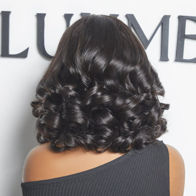 Halo Hair Style All-Day Comfort Wig 200% Density Voluminous Loose Body Wave Glueless Minimalist HD Lace Wig Pre-Cut Lace