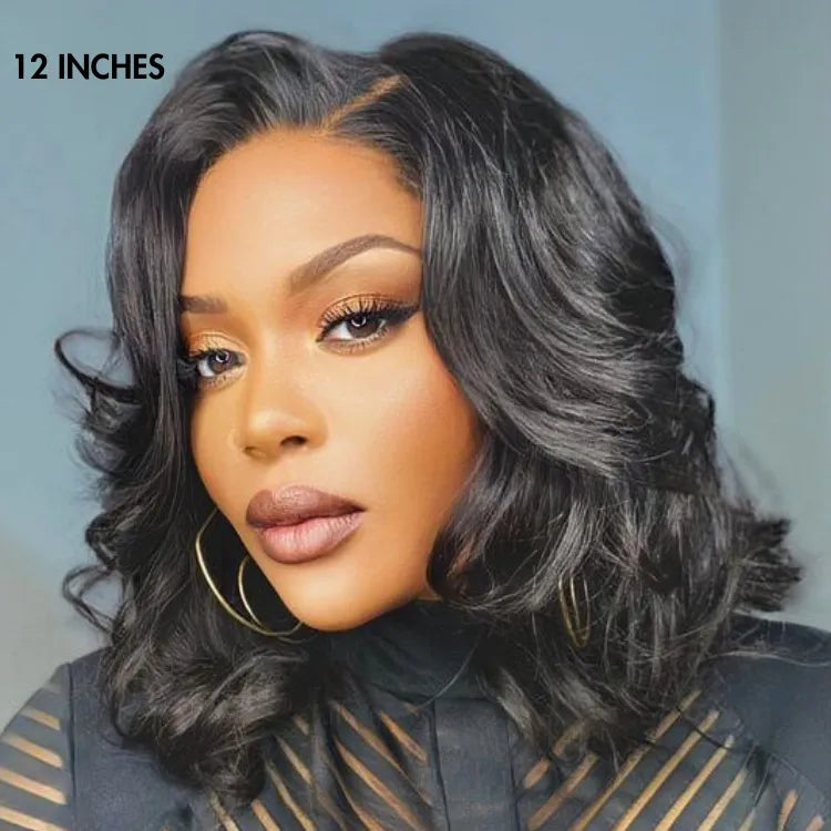 Melted Hair 150% Natural Black Body Wave Wig U Part Wig