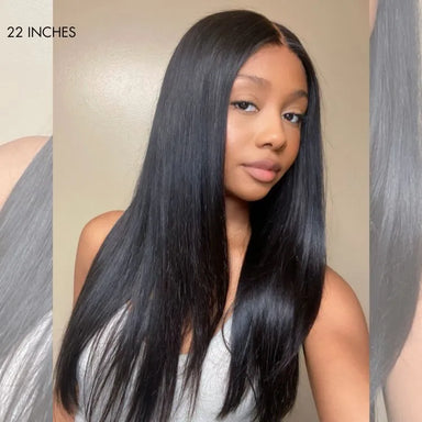 Melted Hair Natural Black Body Wave Wig U Part Wig