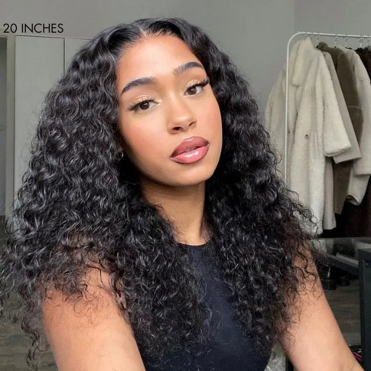 Exclusive Sale | Body Wave / Straight / Kinky / Deep Wave Human Hair U Part Wig