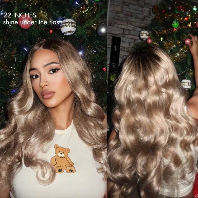 VIP DAY ONLY - Ash Blonde Loose Body Wave 5x5 Closure Pre-Cut Lace Glueless Wig Breathable Cap