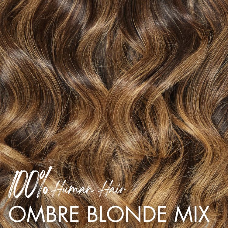 Halo Hair Style All-Day Comfort Wig 180% Density Sun-Kissed Blonde Ombre Highlight Loose Body Wave Glueless 7x6 Closure HD Lace Wig Pre-Cut Lace