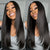 Black 180% Density Layered Cut Glueless 5x5 Closure Lace  Wig Pre-Plucked Hairline - US Only