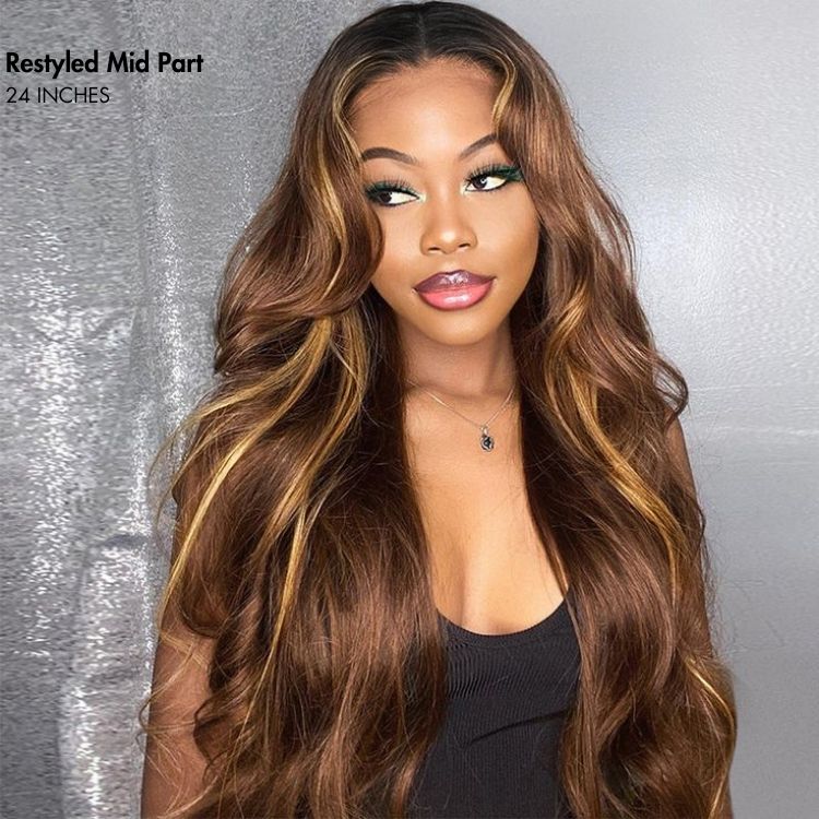 New Customers Only | Halo Hair Style All-Day Comfort Wig PartingMax 180% / 250% Density Glueless 7x6 Closure HD Lace Loose Body Wave Long Wig Pre-Cut Lace