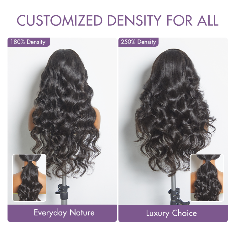 New Customers Only | Halo Hair Style All-Day Comfort Wig PartingMax 180% / 250% Density Glueless 7x6 Closure HD Lace Loose Body Wave Long Wig Pre-Cut Lace