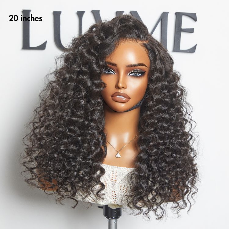 Melted Hair PartingMax Glueless Wig Water Wave 7x6 Closure HD Lace 100% Human Hair Wig Ready to Go