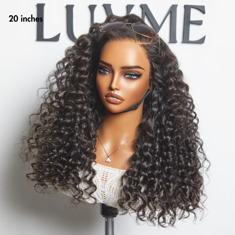 Melted Hair PartingMax Glueless Wig Water Wave 7x6 Closure HD Lace 100% Human Hair Wig Ready to Go