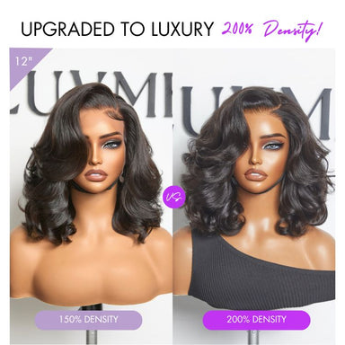 Halo Hair Style All-Day Comfort Wig 200% Density Voluminous Loose Body Wave Glueless Minimalist HD Lace Wig Pre-Cut Lace