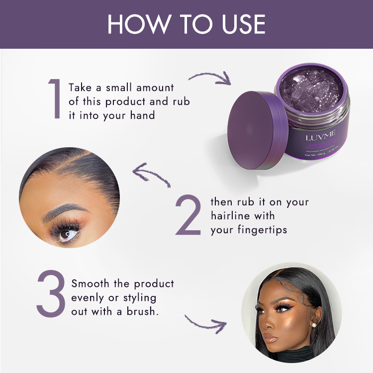 US Only | 1pc Edge Control Gel, 24h Long-Lasting Hold, for Flyaways and Sleek Styles