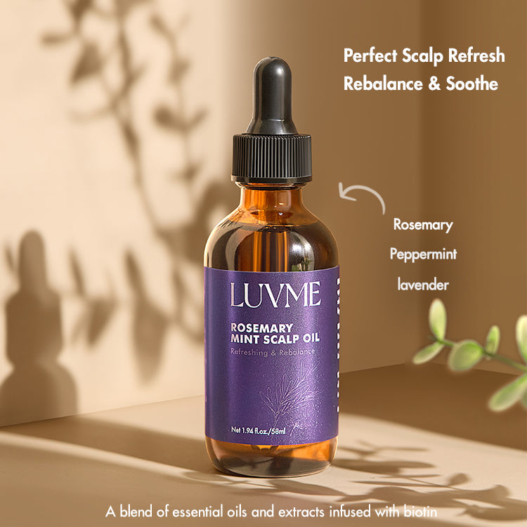 US Only | Halo Hair Style Rosemary Mint Scalp Oil, Scalp Care, Soothe & Strengthen | Add-on Item