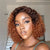 Trendy Mix Brown Short Cut Curly Minimalist HD Lace Glueless Side Part Curly Bob Wig 100% Human Hair