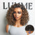 Halo Hair Style All-Day Comfort Wig Brown Highlight Deep Wave Glueless Minimalist HD Lace Curly Wig Pre-Cut Lace