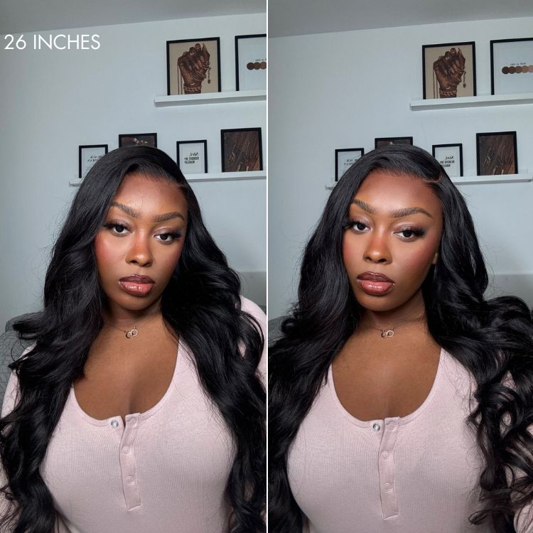 New Customers Only | Halo Hair Style All-Day Comfort Wig PartingMax 180% / 250% Density Glueless 7x6 Closure HD Lace Loose Body Wave Long Wig Pre-Cut Lace