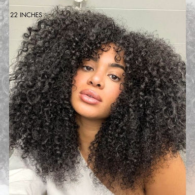 Melted Hair 180% Natural Black Water Wave Wig Glueless Wig – Style 1898