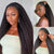 Halo Hair Style Too Easy Texture Wig 180% Density Kinky Straight Flexi-Fit Drawstring Glueless Headband Wig (Get Free Trendy Headbands)