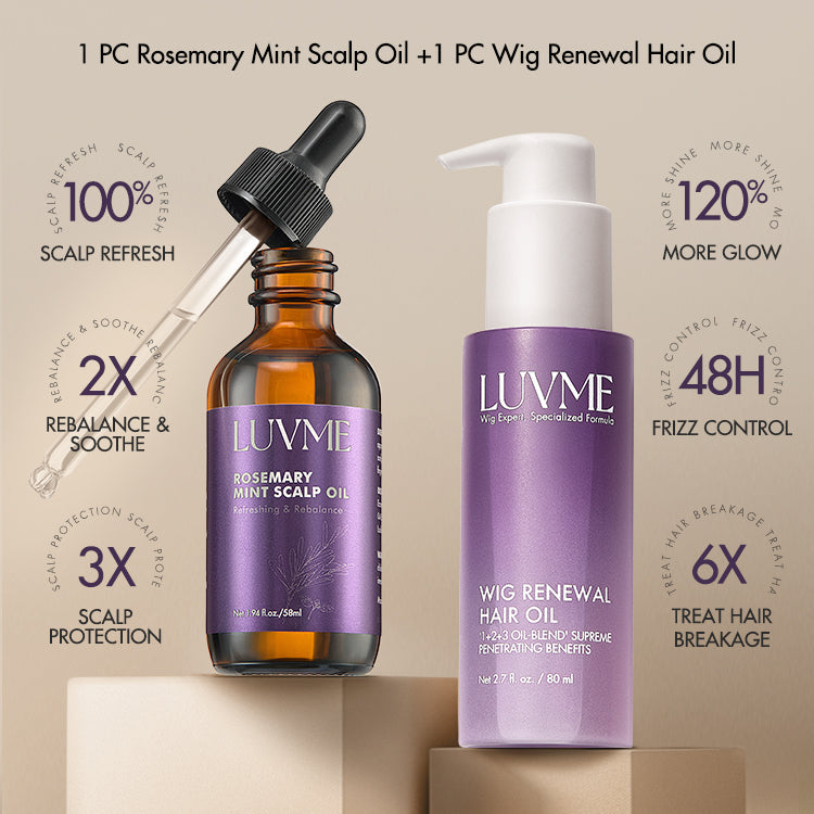 US Only | Halo Hair Style Rosemary Mint Scalp Oil + Wig Renewal Hair Oil