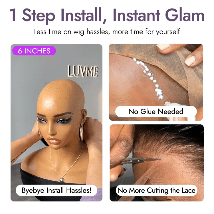 New Customers Only | Affordable Pixie Cut Minimalist HD Lace Glueless Wig Pre-Cut Lace