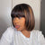 Melted Hair Natural Black Yaki Straight Wig Minimalist Lace Wig – Style 5866