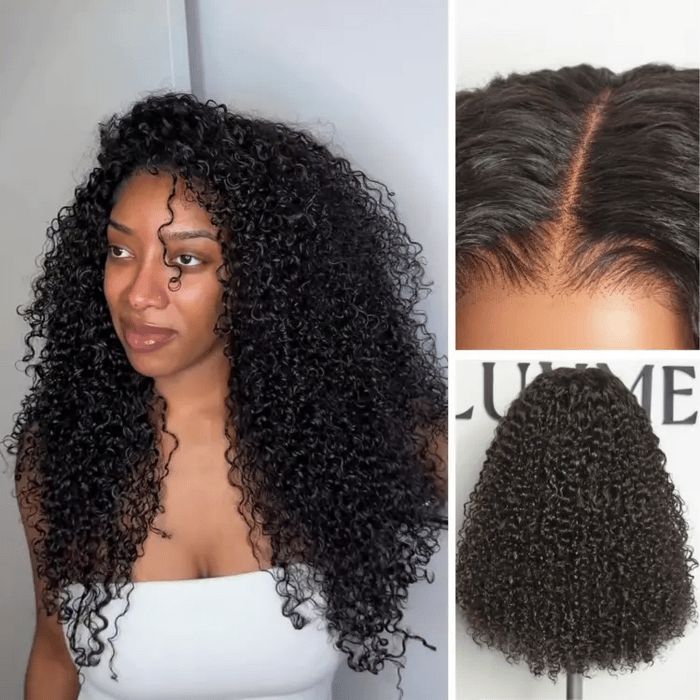 Melted Hair All-Day Comfort™ Wig 180% Density Voluminous & Bouncy Messy Burmese Curly Glueless 7x6 Closure HD Lace Human Hair Wig Pre-Cut Lace