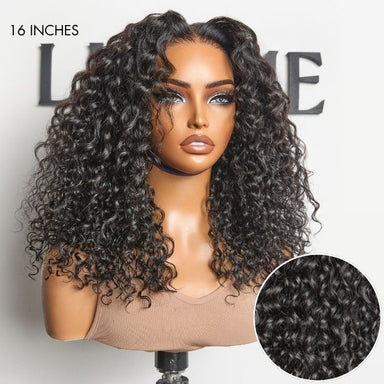 AiryFit Scalp Care Wigs | Effortless Water Wave Snugfit Glueless 5x5 Closure Pre-Cut Lace Curly Wig