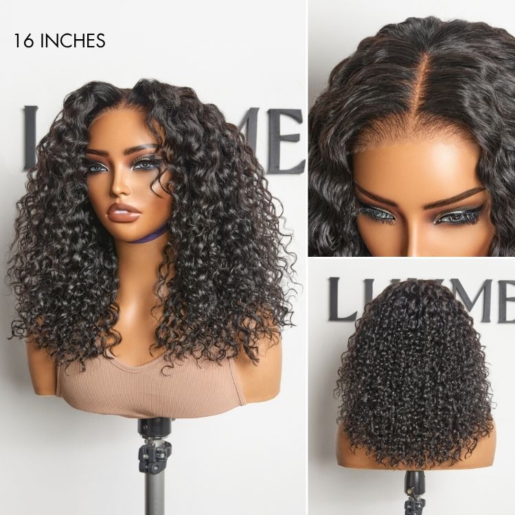 AiryFit Scalp Care Wigs | Effortless Water Wave Snugfit Glueless 5x5 Closure Pre-Cut Lace Curly Wig