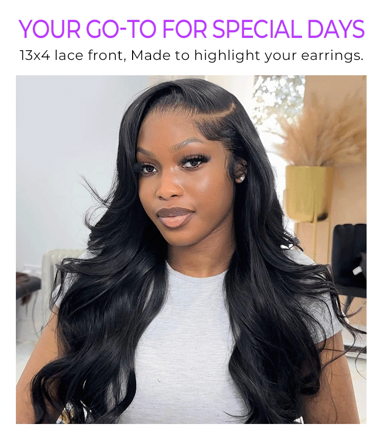 VIP Only | NatureMAX 200% / 250% Density Loose Wave Glueless Ear-to-ear 13x4 HD Lace Front Wig Pre-Cut Lace Flexi-Fit Drawstring Cap-12