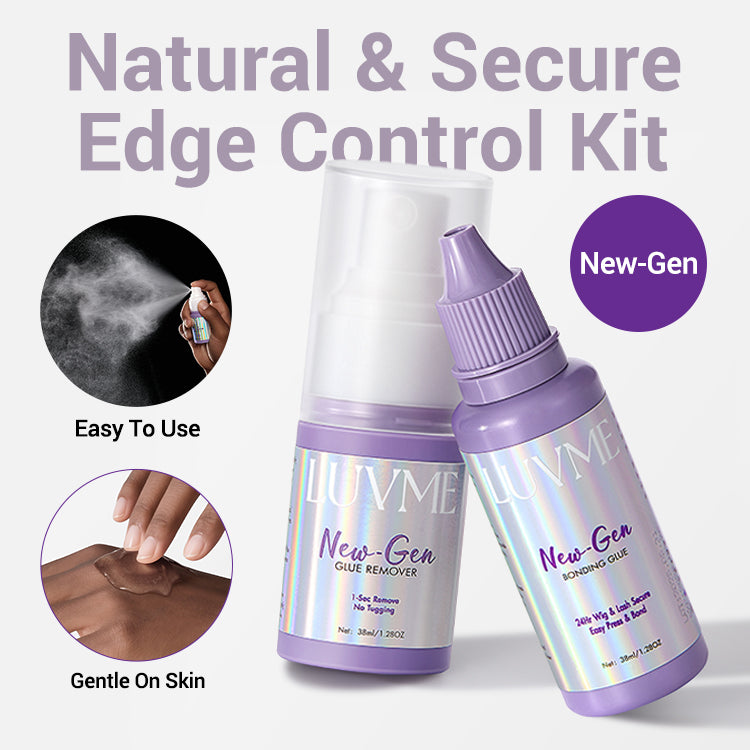 US Only | Halo Hair Style Upgraded 2.0 Lace Wig Glue & Remover Kit, Secure Hold & Easy Removal | Add-on Item