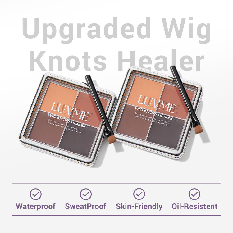 US Only | Upgrade 2.0 1pc Wig Knots Healer with a Brush, for Lace Wigs, Frontal Part and Hairline