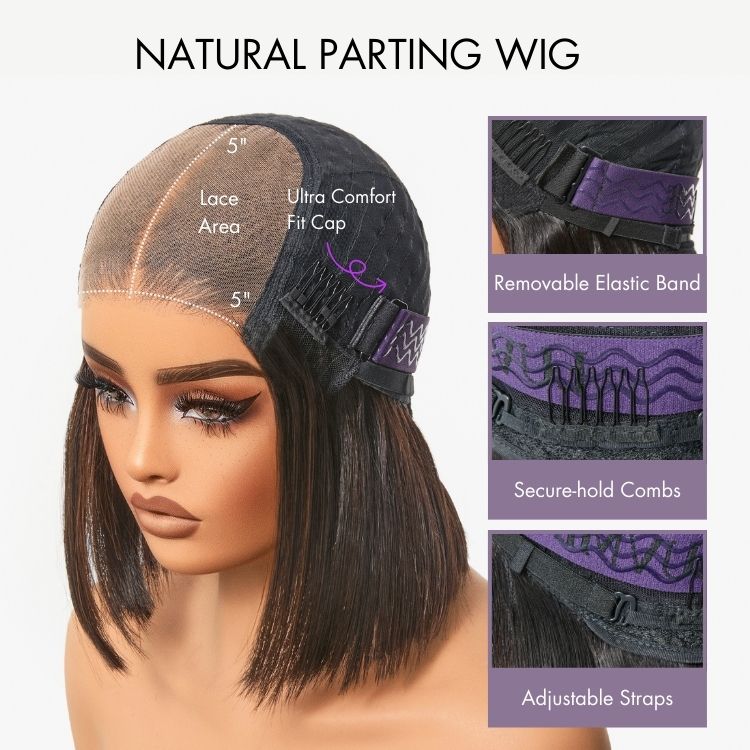 New Customers Only | Boho Braids Deep Curly Glueless 5x5 Closure Lace with Braided Top Human Hair Wig Pre-Cut Lace