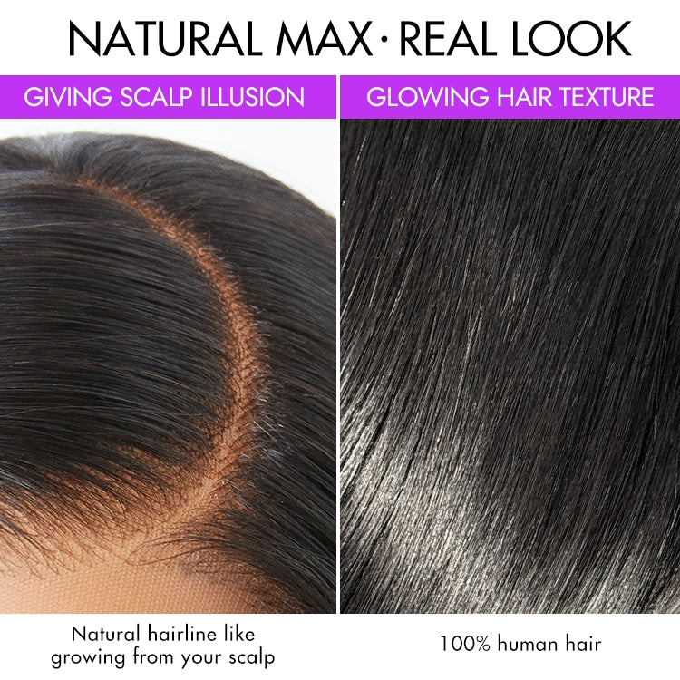 VIP ONLY | PreMax Wigs | Ultra Natural Hairline Brown Highlight Silky Straight Glueless 13x4 Frontal Lace Long Wig