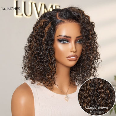 New Customers Only | Wet and Wavy 5x5 Closure Pre-Cut Lace Water Wave Wig Glueless Side Part Human Hair Wig