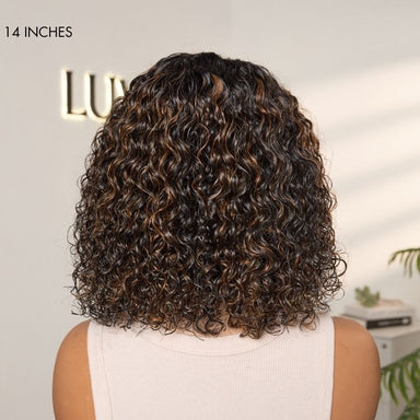 New Customers Only | Wet and Wavy 5x5 Closure Pre-Cut Lace Water Wave Wig Glueless Side Part Human Hair Wig