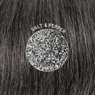 Elegant Salt & Pepper Grey Wig Loose Body Wave Glueless Minimalist Lace Short Wig Pre-Cut Lace