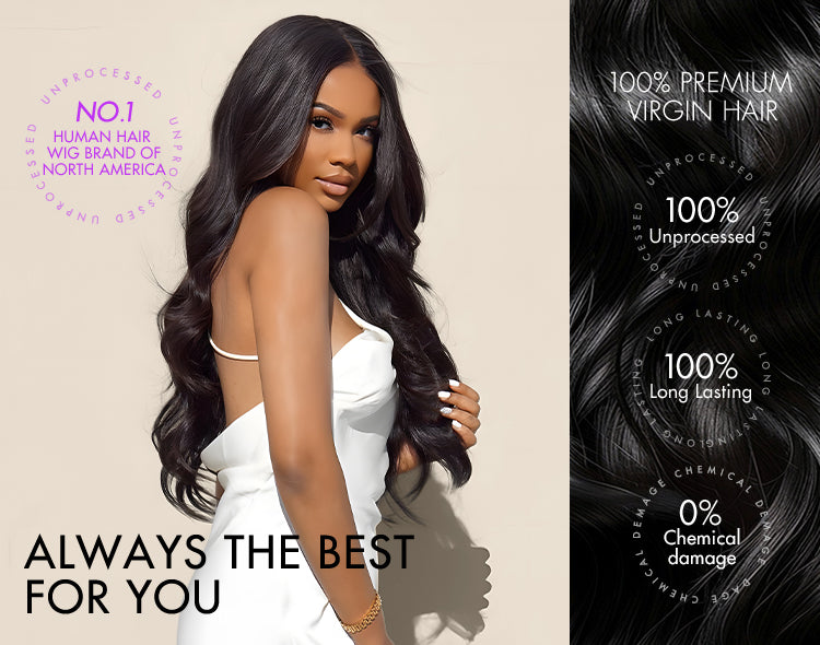 Brown Highlight Throw On & Go Short Bouncy Curls with Bangs Glueless Wig 100% Human Hair - US Only-10
