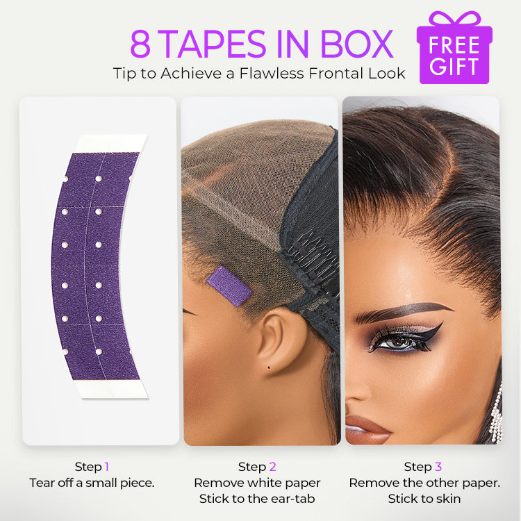 NatureMAX 200% / 250% Density Loose Wave Glueless Ear-to-ear 13x4 HD Lace Front Wig Pre-Cut Lace Flexi-Fit Drawstring Cap