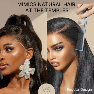 NatureMAX 250% Density Loose Wave Glueless Ear-to-ear 13x4 HD Lace Front High Density Wig Pre-Cut Lace Flexi-Fit Drawstring Cap