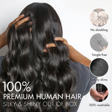 Readitress Pre-Separated Feather Crochet Human Hair for Miracle Knots Boho Braids | Silky Straight Protective Style (Free Gifts Included) - US Only