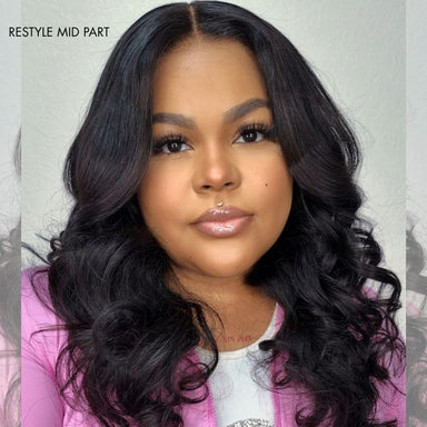 MyOwn-Fit Wig 180% Density Glueless 7x6 Closure HD Lace Loose Body Wave Short Wig Pre-Cut Lace
